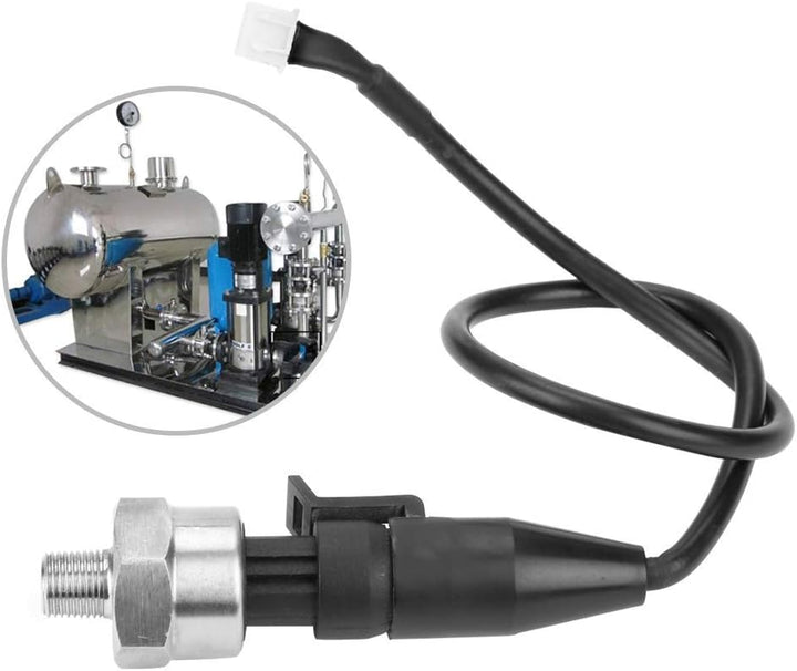 Sensor Edelstahl Drucksensor für Öl Gas Wasser Luft Kraftstoff 1/8"NPT, EXPSFN019270 2.00W, 1.00V 15