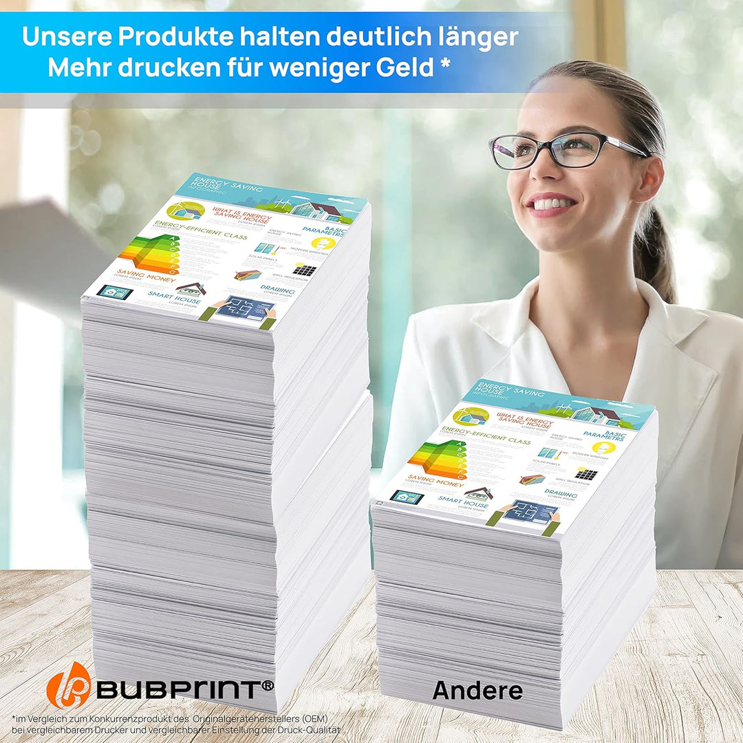 4er-Pack Bubprint Kompatibel Toner als Ersatz für Oki C301 C301DN C321 C321DN MC332 MC332DN MC340 MC