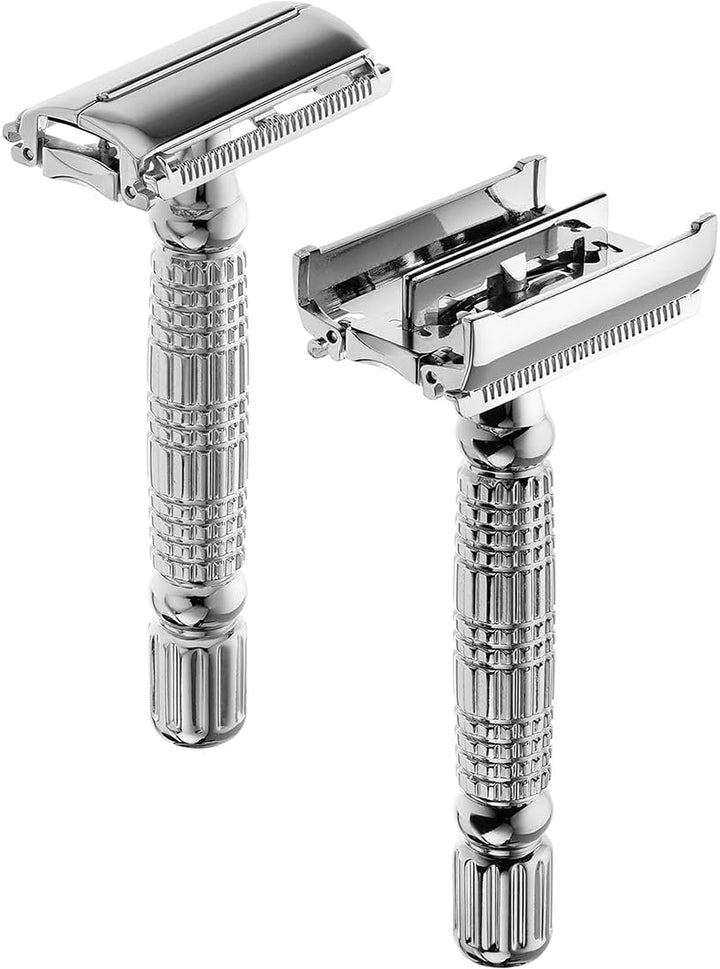 Störtebekker® Premium Rasierständer Set - mit Rasierhobel, Rasierpinsel, Rasierschale und Rasierseif