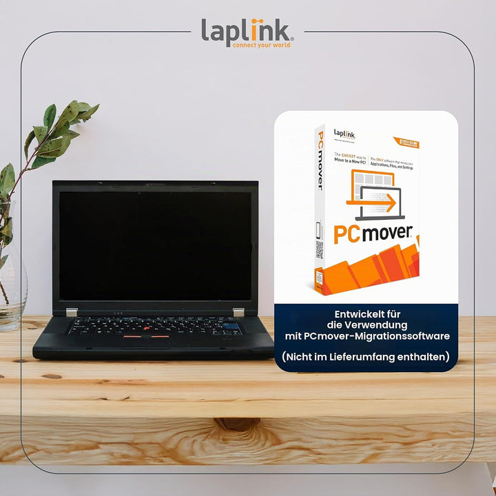 LAPLINK - Ethernet-Kabel - Highspeed-Datenübertragung - Übertragungskabel für PCmover-Migrationssoft
