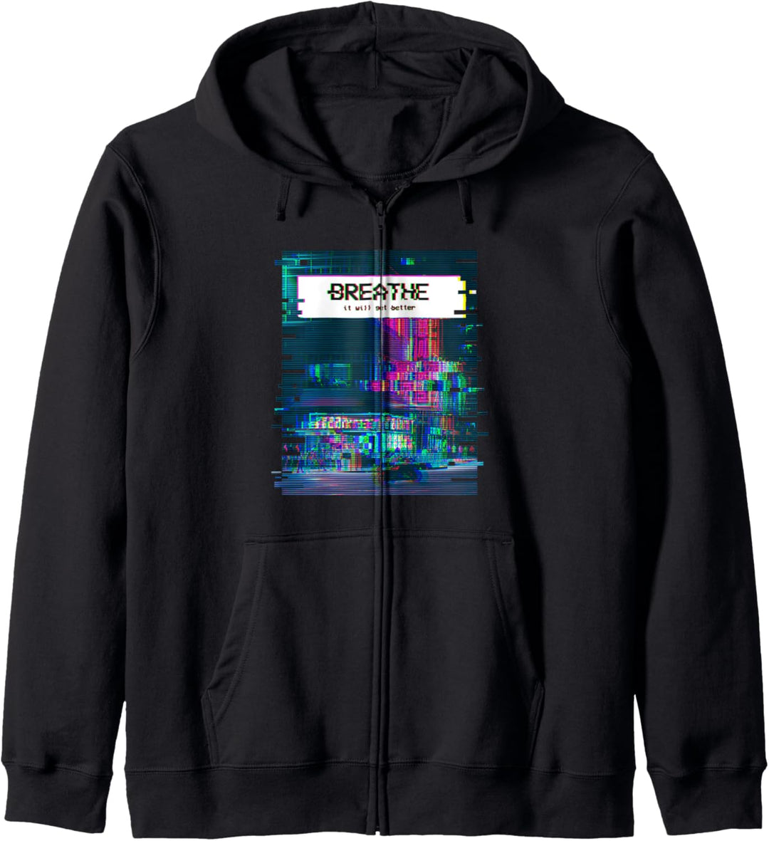 Vaporwave Aesthetic Fashion Stadt Für Ein Anime Fan Geschenk Kapuzenjacke
