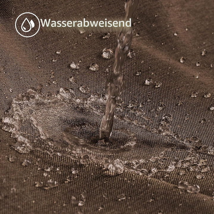 Duschvorhang Leinen mit Metall Duschvorhangringe Stoff Textil Badewannenvorhang Anti Schimmel Bad Vo