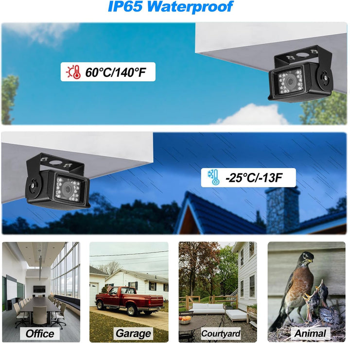 5MP Mini POE IP Kamera, Outdoor Metall-Überwachungskamera, IP65 Wasserdicht, 10m IR Nachtsicht, Bewe