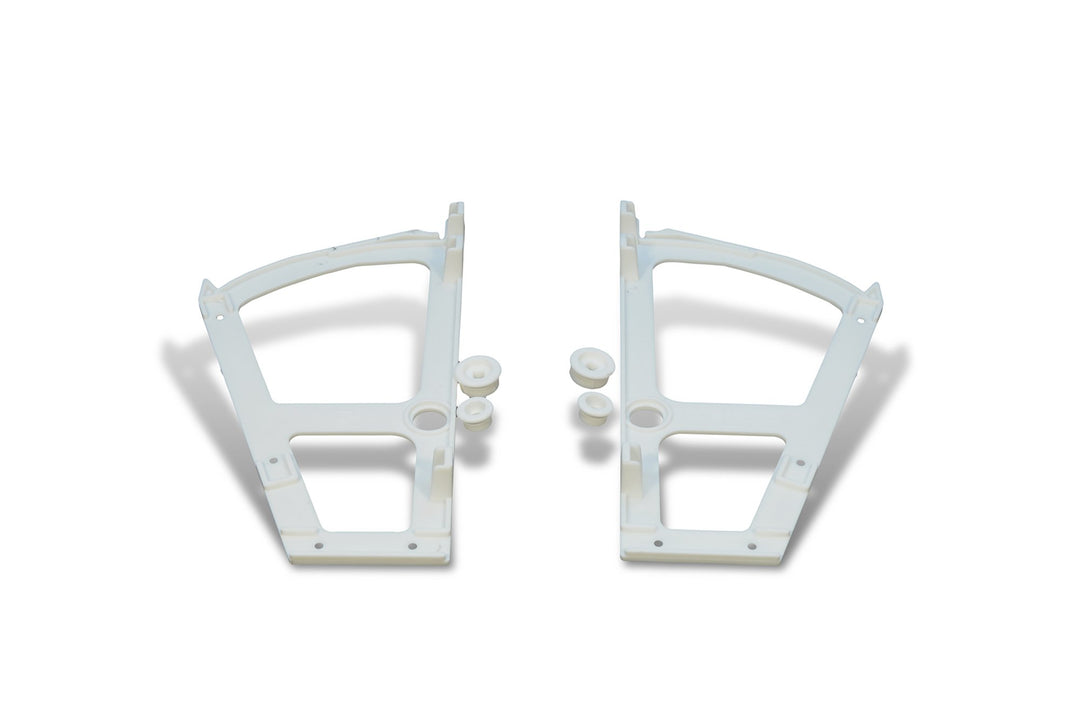 4 x Schuhschrank Mechanismus Schliessmechanismus Schue Schubladen Weiss