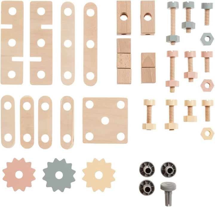 howa Werkbank für Kinder aus Holz mit 47 TLG. Zubehör Kinderwerkbank 4905