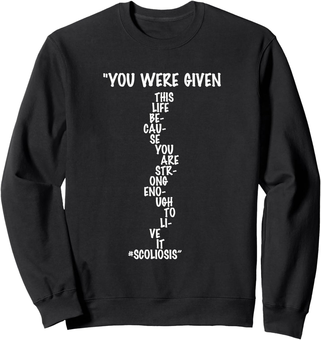 Skoliose-Krieger Grüne Schleife Bewusstseinsförderung Sweatshirt