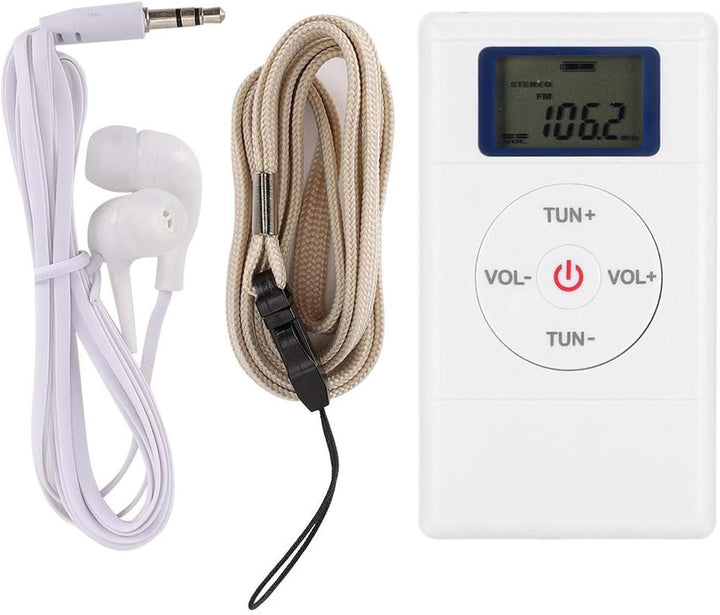 ASHATA Batteriebetriebenes tragbares Taschenradio, Digital Tuning FM Radio Hochempfindlicher tragbar