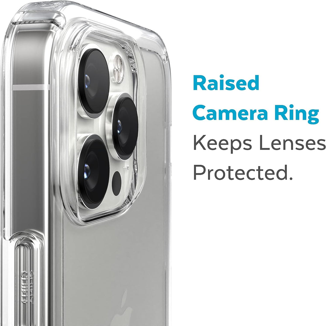 Speck Products Gemshell Hülle passend für iPhone 14 Pro, 6,1 Zoll Modell, transparent/transparent Tr