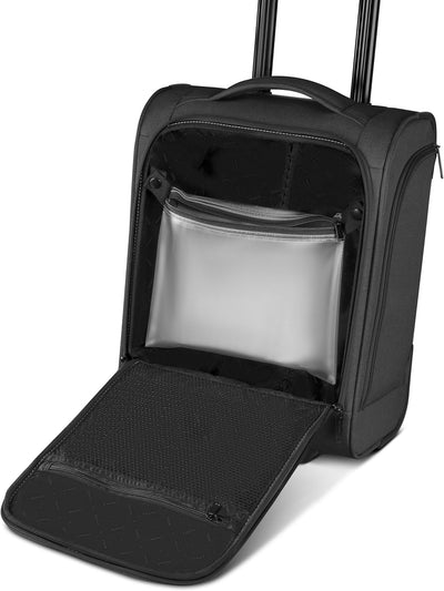 REDOLZ Underseater CABIN XS-Handgepäck-Trolley mit 2 Rollen & Liquid-Bag | 34 x 20 x 43 cm | Weichsc