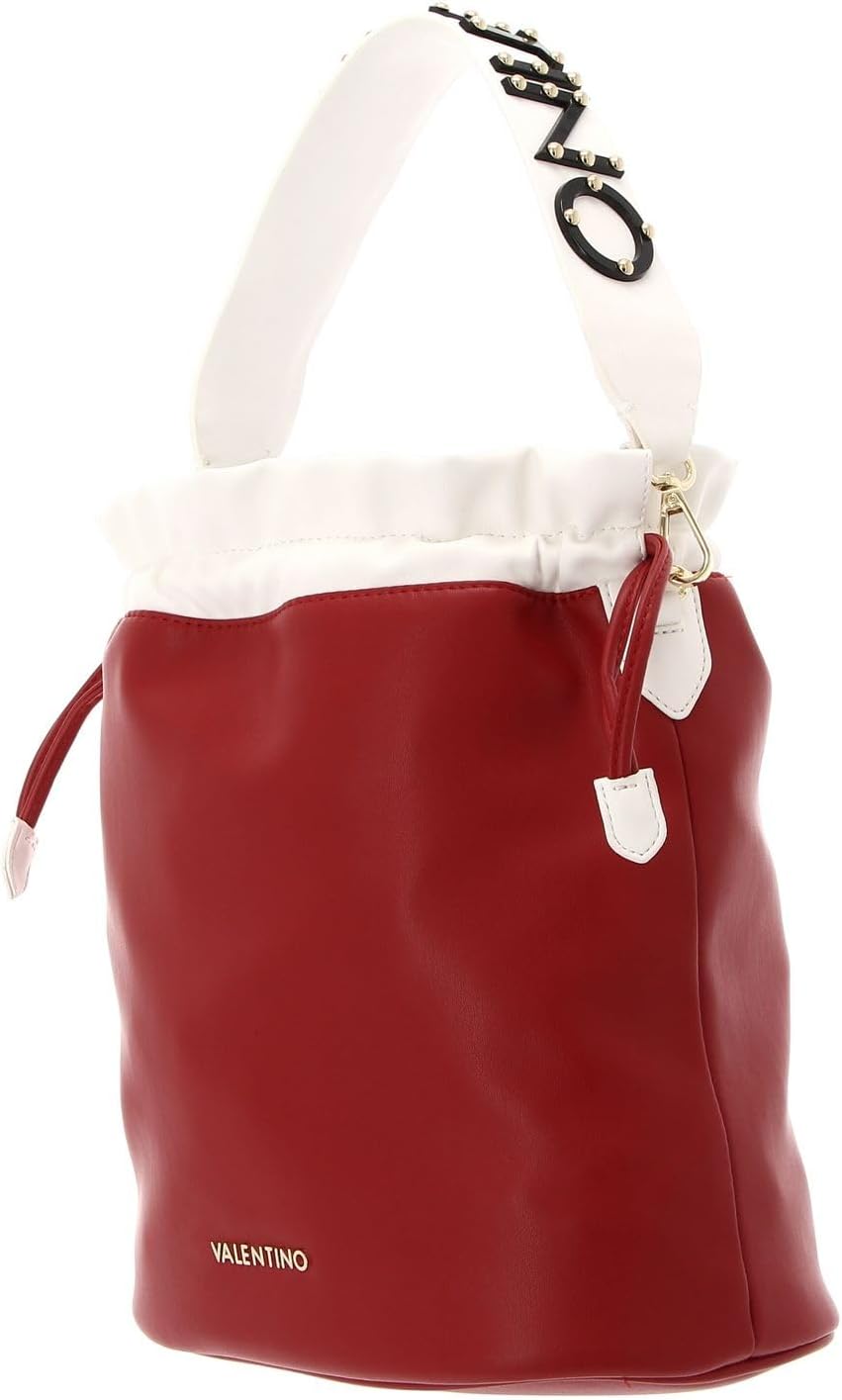 VALENTINO Damen Pakita Bucket Bag, Einheitsgrösse Rosso/Bianco, Rosso/Bianco