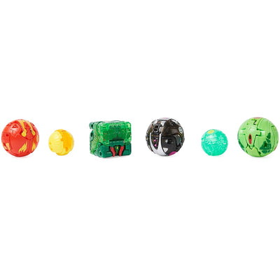 Bakugan 'Evolutions' Battle Strike 6er Pack mit 1 Platinum Ball (Darkus Dragonoid), 2 Basic Balls (P