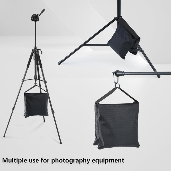 ABCCANOPY Sandsack Satteltasche Fotografie Gewicht Taschen für Video Ständer, 4 Packungen (schwarz),
