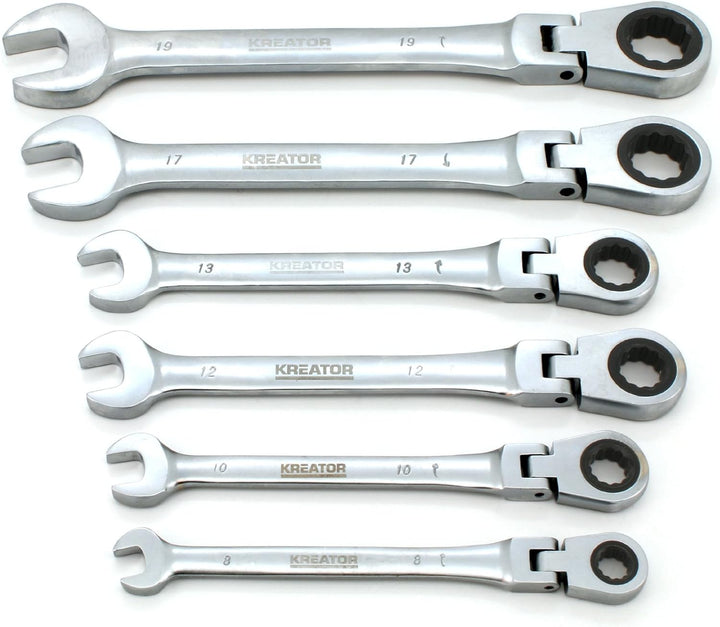 KREATOR KRT500014 - Flex combi llaves trinquete 6p