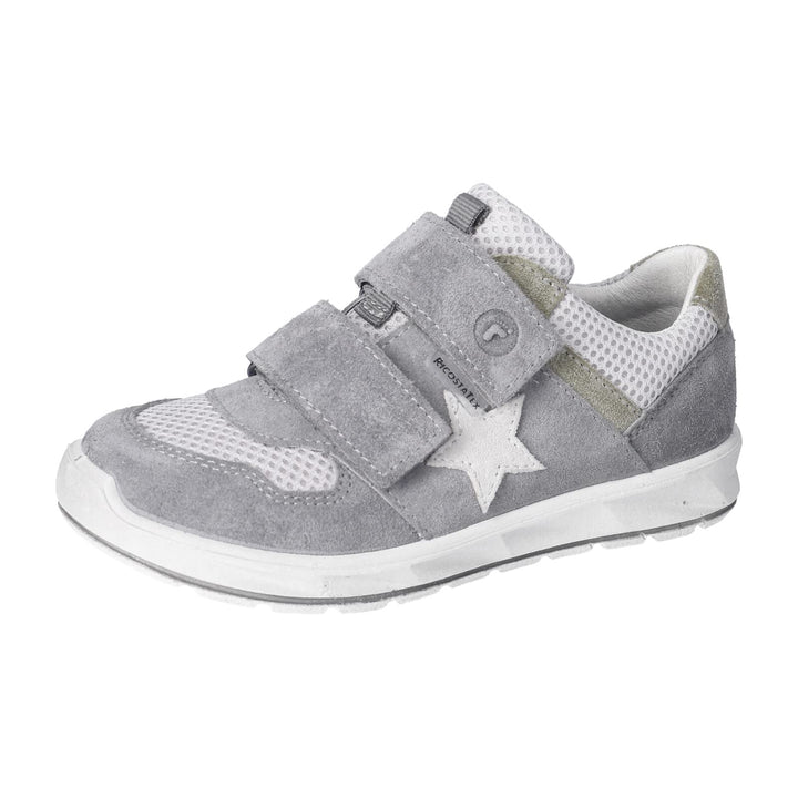 RICOSTA Jungen Low-Top Sneaker LOUI,Kinder Halbschuhe,WMS:Mittel, TEX 32 EU Grau 450, 32 EU Grau 450