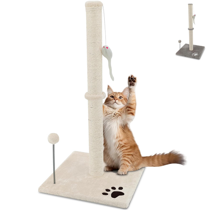 Beltom® Kratzbaum Katzenkratzbaum Kletterbaum. Katzenbaum Katzen Spielbaum, mit Zwinger 81,5 cm. - B