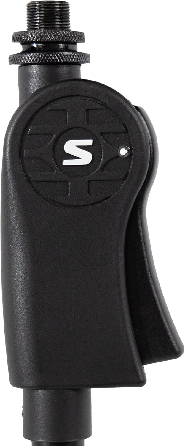 Shure by Gator Höhenverstellbarer Deluxe-Mikrofonständer mit Dreibein-Sockel und Teleskop-Galgenarm,