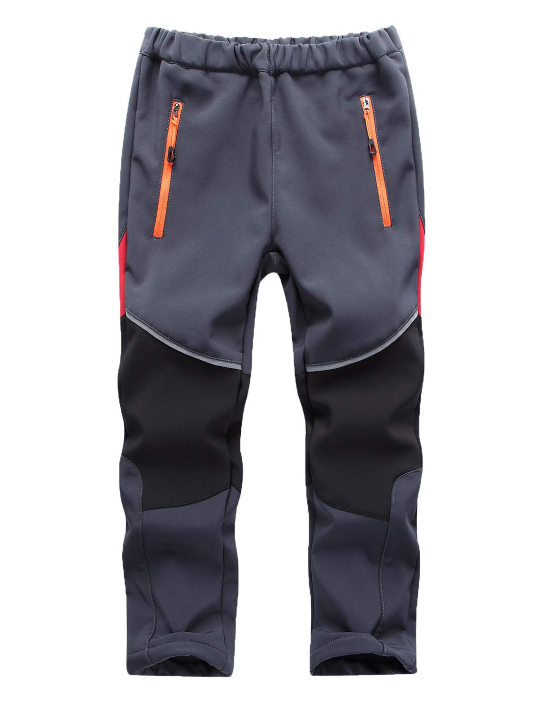 Echinodon Kinder Softshellhose mit Reflektor Gefüttert Hose Wasserabweisend Winddicht Atmungsaktiv J