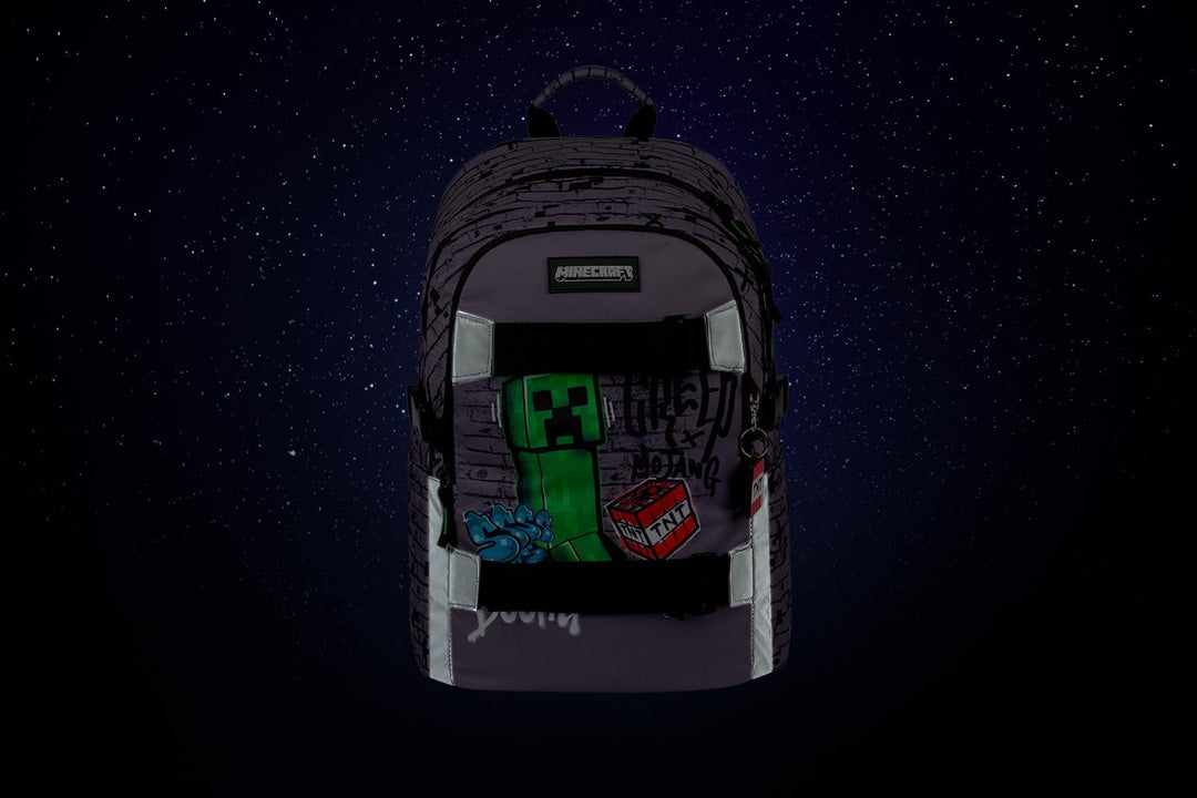 Baagl Schulrucksack für Jungen Mädchen Teenager - Skateboard Rucksack - Kinderrucksack mit Laptopfac