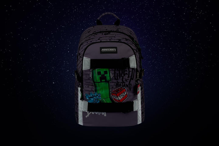 Baagl Schulrucksack für Jungen Mädchen Teenager - Skateboard Rucksack - Kinderrucksack mit Laptopfac
