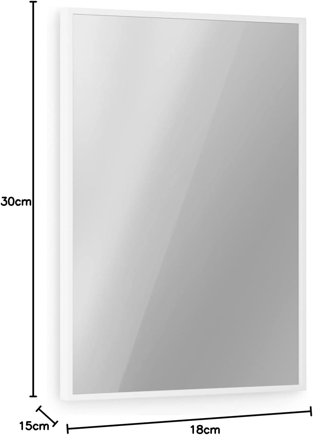Klarstein Infrarotheizung, Infrarot Spiegelheizung Standgerät, Infrarotheizung mit Thermostat, Heizu