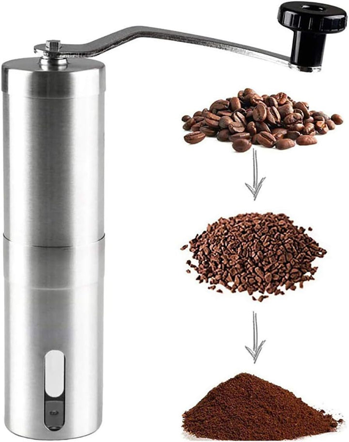 Porlex Tall Kaffee-Handmühle, silber