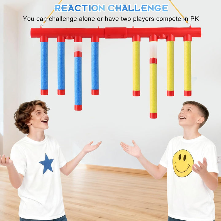Reaktionstraining Spielzeug Fallenden Stöcken Spiel, Drop Stick Challenge Catching Sticks Game Refle