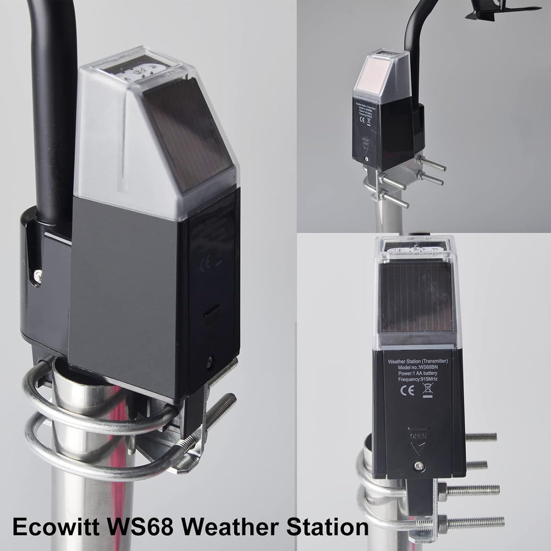 ECOWITT Wetterstation, drahtloser Anemometer, solarbetriebener Windgeschwindigkeits- und Richtungsse