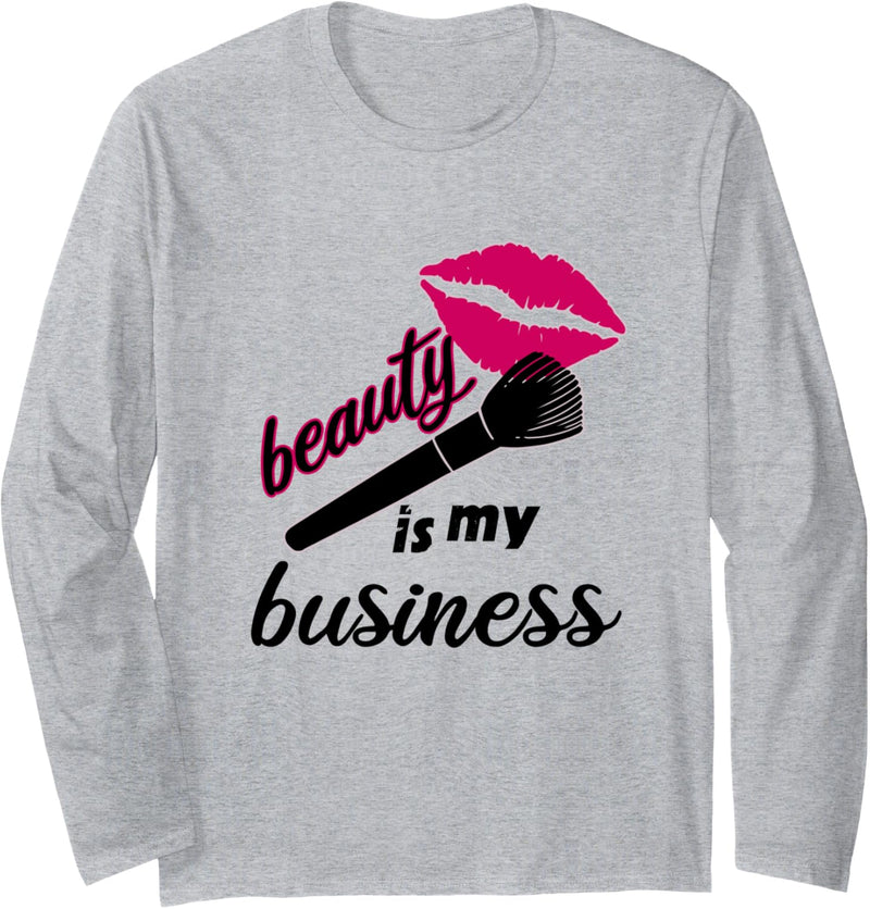 Beauty Is My Business Salon MUA Kosmetikstudio Make Up Langarmshirt