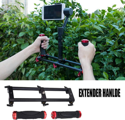 Kamerastabilisator Kamera Dual Grip Extender Griff Gimbal Stabilizer Rig Zubehör für Zhiyun Feiyu