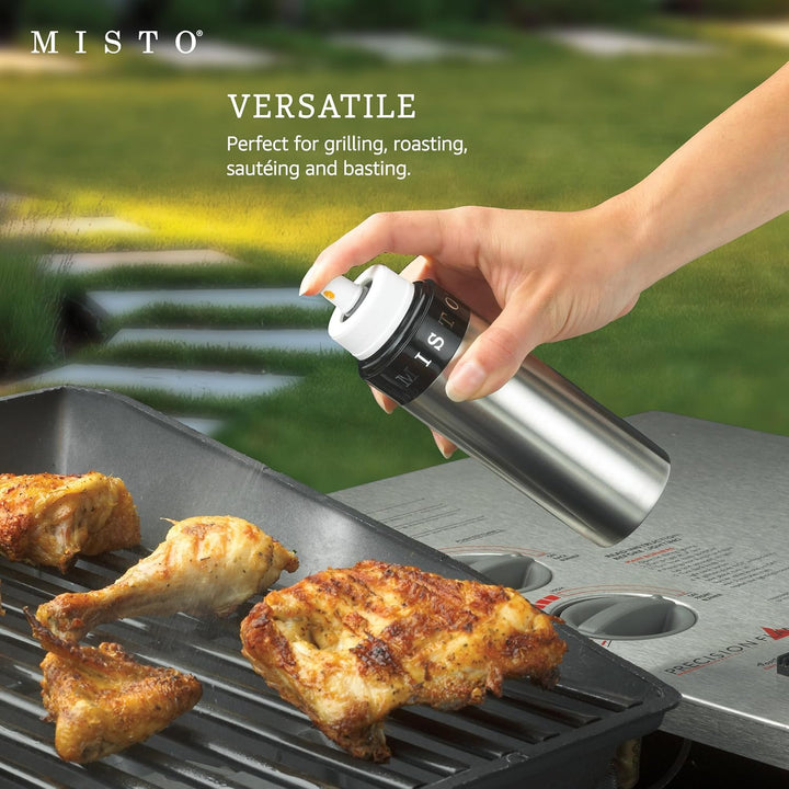 MISTO 5104222 Ölsprüher, Aluminium, Silber-2 2 Stück, 2 Stück