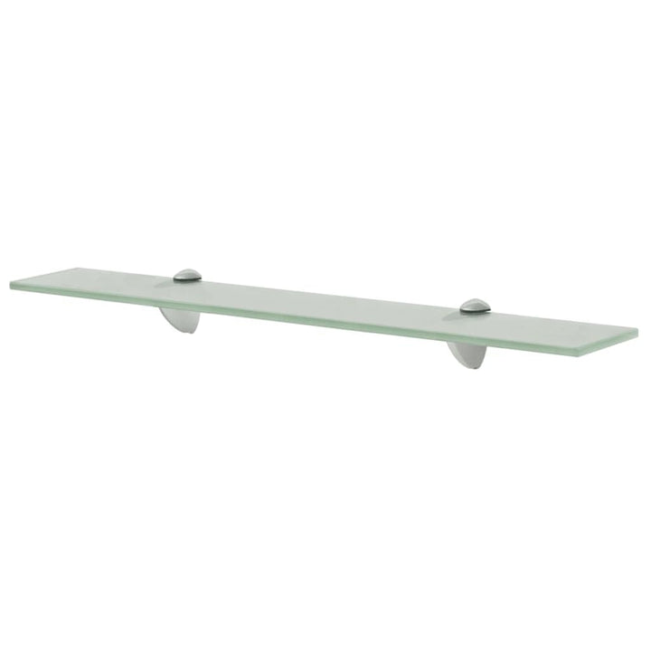 vidaXL Wand Regal Glasregal Glasboden Glasablage Badregal Mattiert 60x10 cm 8 mm Weiss 60 x 10 cm/1,