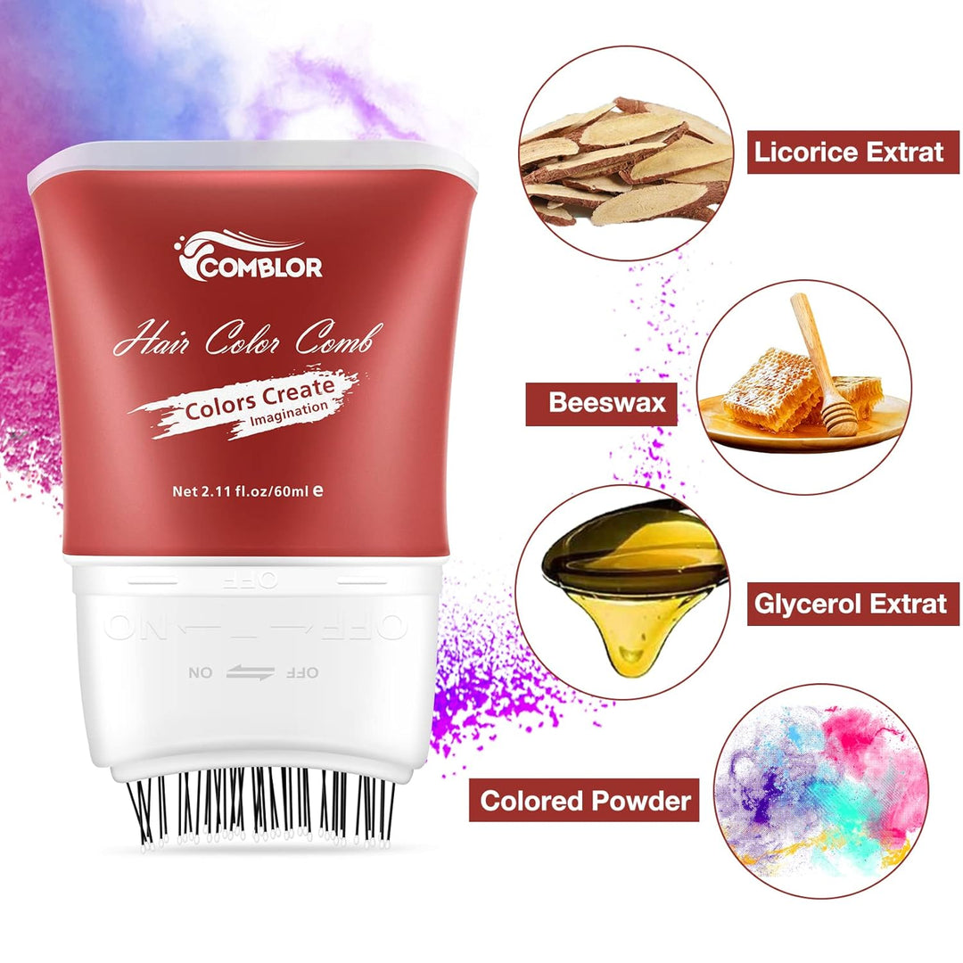 Haarfarbe Wachs, Magic Master Keratin Temporäre Frisur Creme Instant farbiger Ton für Männer und Fra