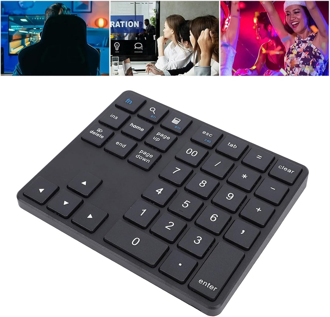 Annadue Bluetooth Nummernblock, Ultradünner, Ergonomischer, Tragbarer, Kabelloser Nummernblock, 35 T