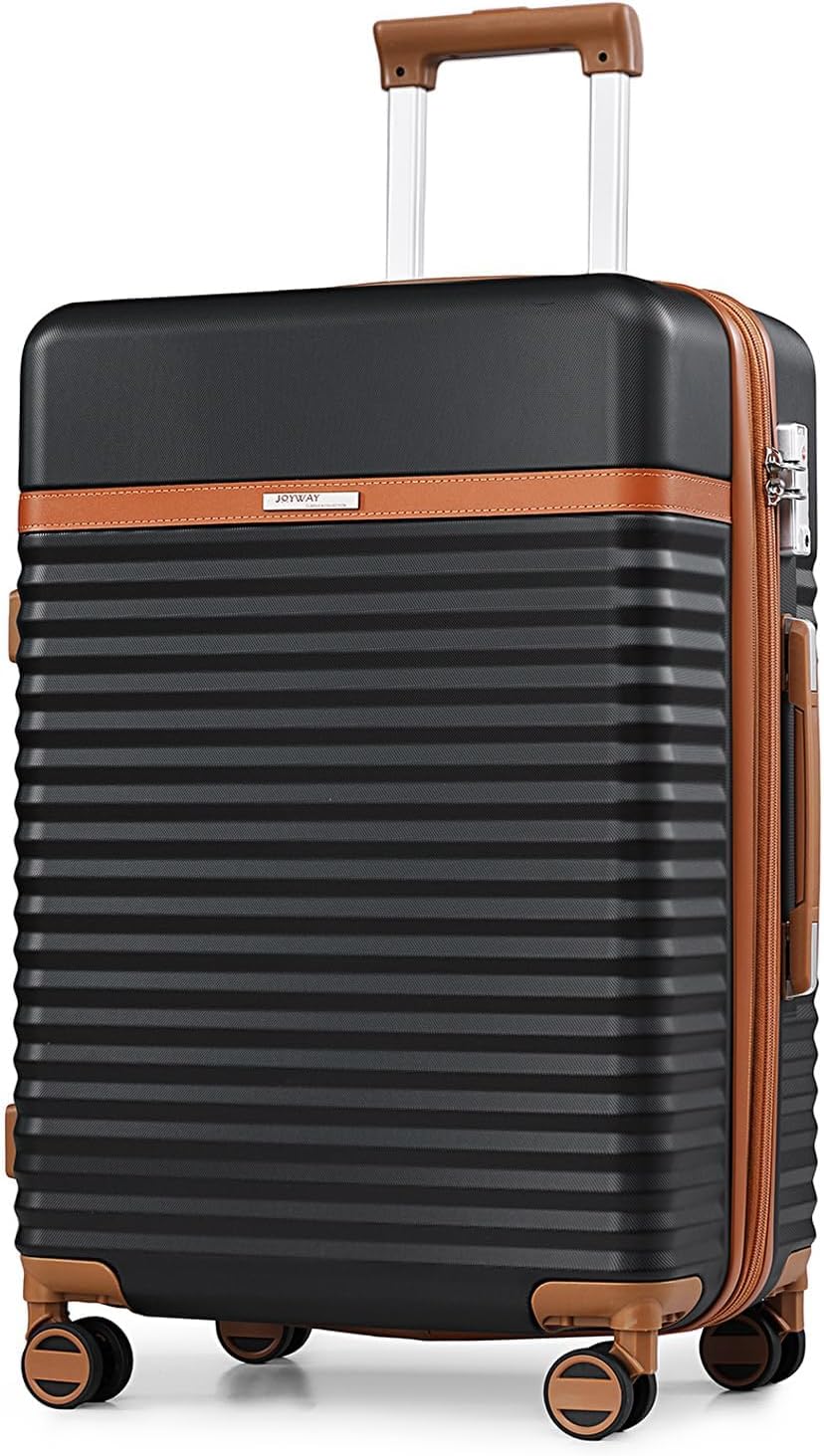 Joyway Koffer Trolleys Mittelgross Koffer, Hartschalen Reisekoffer mit 4 Rollen und TSA Schloss, Erw