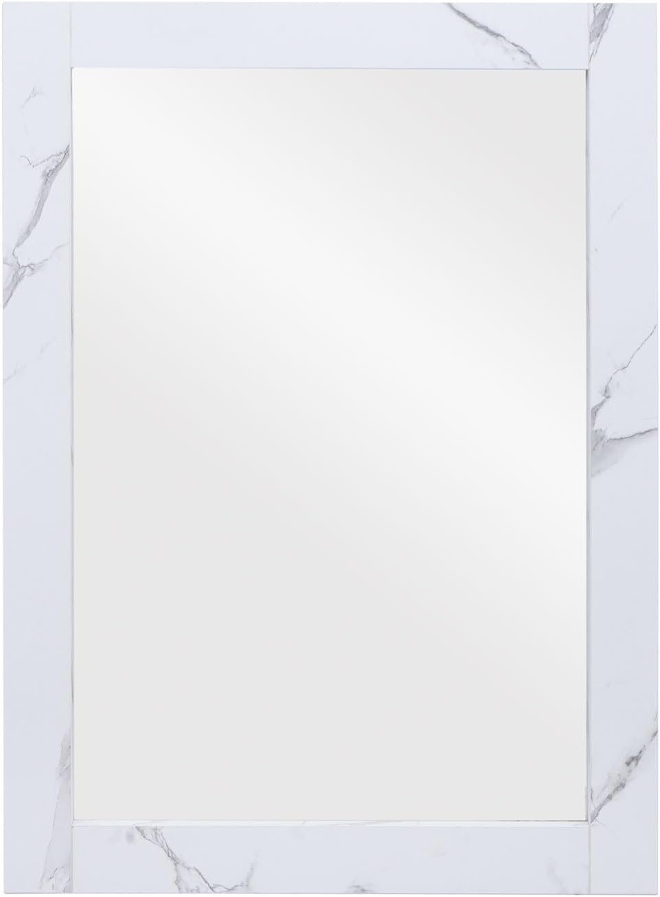 Mendler Wandspiegel HWC-L86, Badezimmer Badspiegel Spiegel Badmöbel, MVG-Zertifiziert 72x52cm - Marm