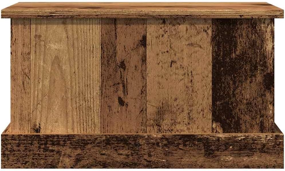 vidaXL Truhe Altholz-Optik 30x50x28 cm Holzwerkstoff, Aufbewahrungsbox, Werkzeugtruhe, Deckenbox, We
