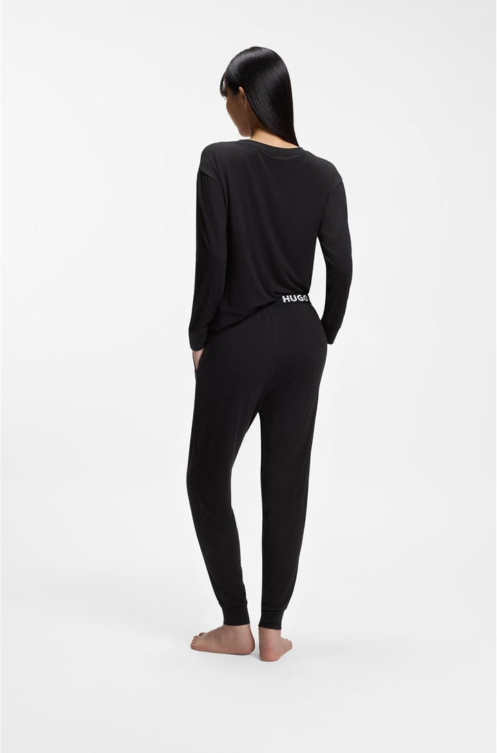 HUGO Damen Unite Pyjama_Pant XS Black1, XS Black1
