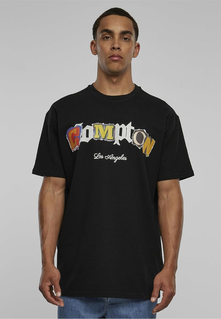 Mister Tee Unisex Compton L.a. Oversize Tee T-Shirt XL Schwarz, XL Schwarz