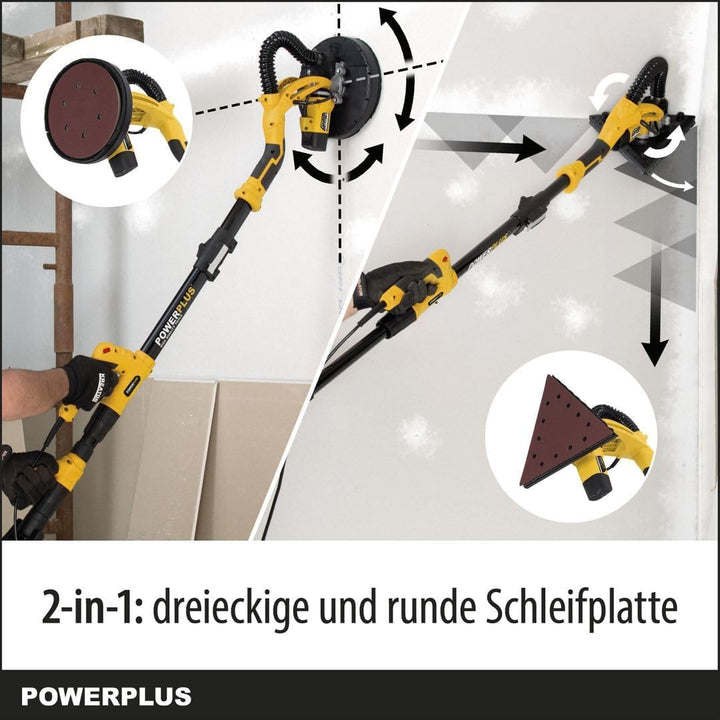 Powerplus POWX0477 Trockenbauschleifer, 0, 3 Stück, Trockenbauschleifer