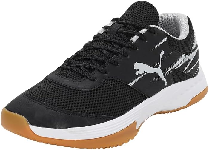 PUMA Herren Varion Ii Hallenturnschuh 40 EU Puma Black Cool Light Gray Yellow Blaze Gum, 40 EU Puma