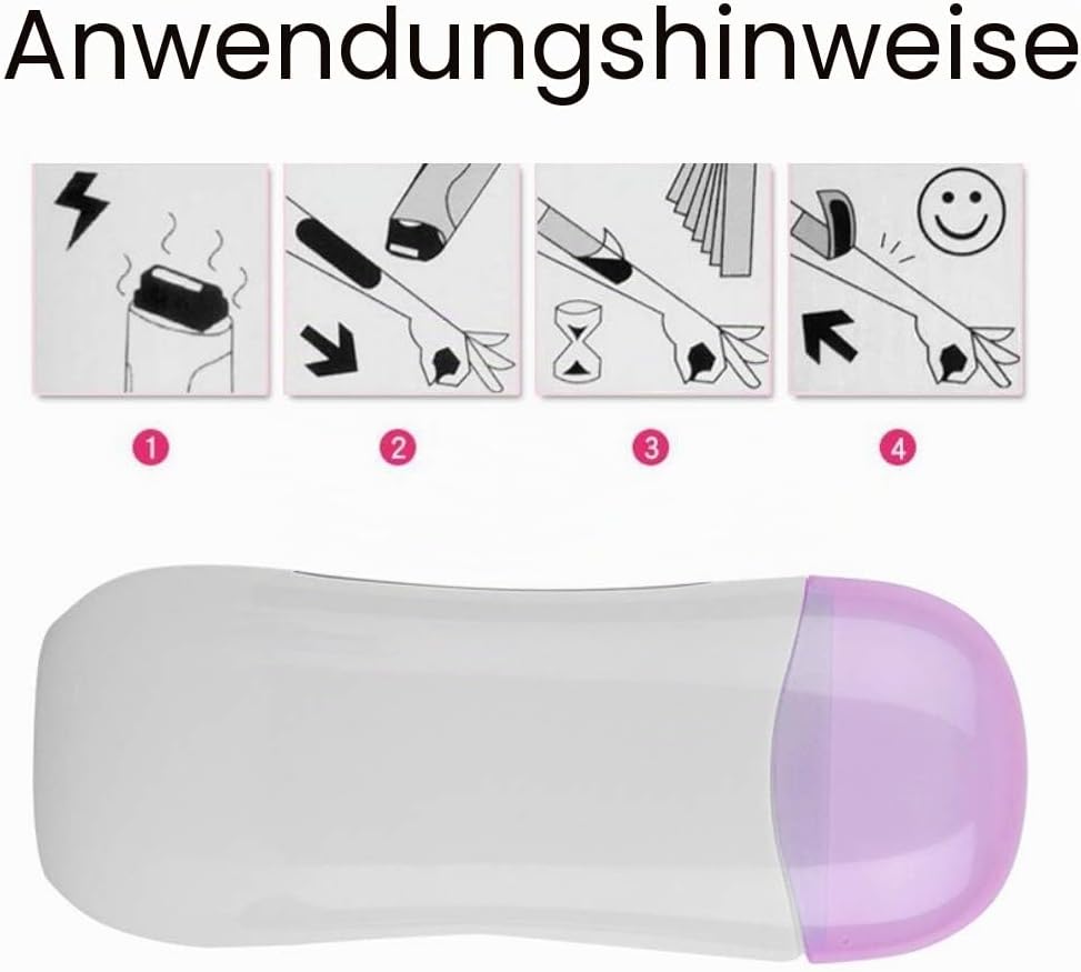 Ejoyous Wachswärmer, Elektrischer Wachserhitzer Wachsgerät Haarentfernung Wachs Wax Epilator Heisswa
