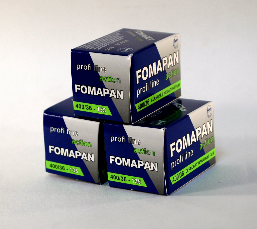 Fomapan Fotofilm 400 ASA Schwarz und Weiss 35-mm-Film, à 36 Bilder, 3er-Pack