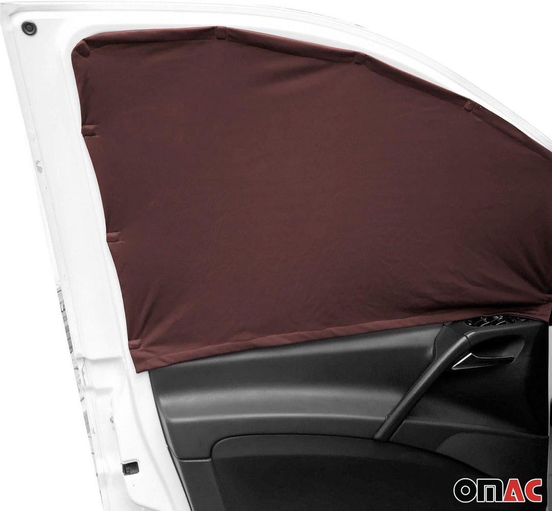 OMAC Magnetisch Vorhänge Auto kompatibel mit Peugeot 2008 2019-2026 Schwarz