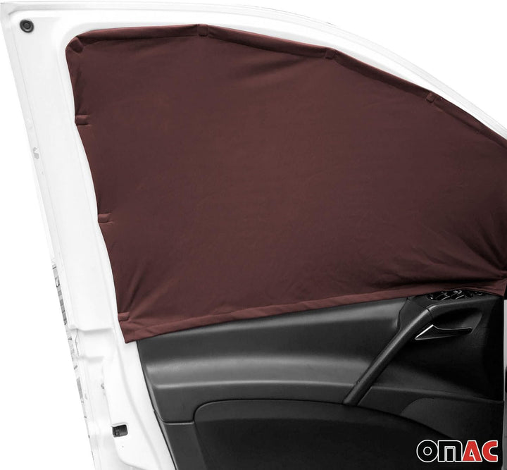 OMAC Magnetisch Vorhänge Auto kompatibel mit Peugeot 2008 2019-2026 Schwarz