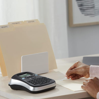 DYMO LabelManager 210D Beschriftungsgerät | Etikettiergerät mit QWERTZ Tastatur & grossem Grafikdisp