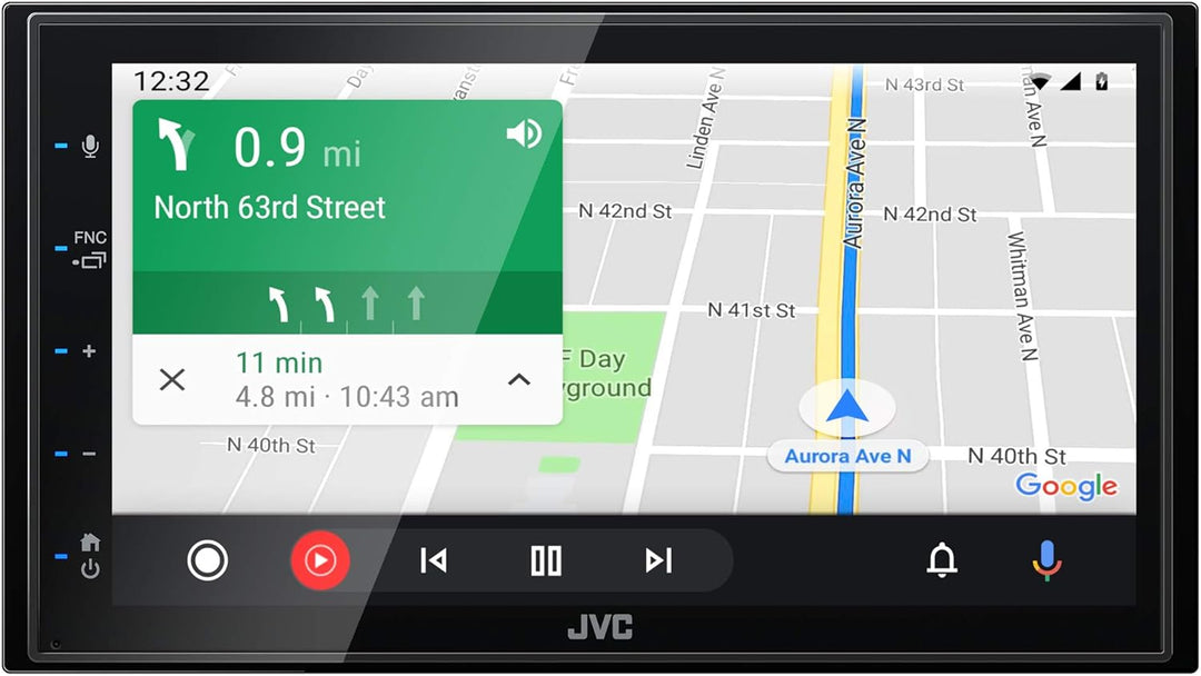 JVC KW-M565DBT - ohne Laufwerk, Apple CarPlay, Android Auto, 17,3 cm kapazitiver Touchscreen, DAB+/U