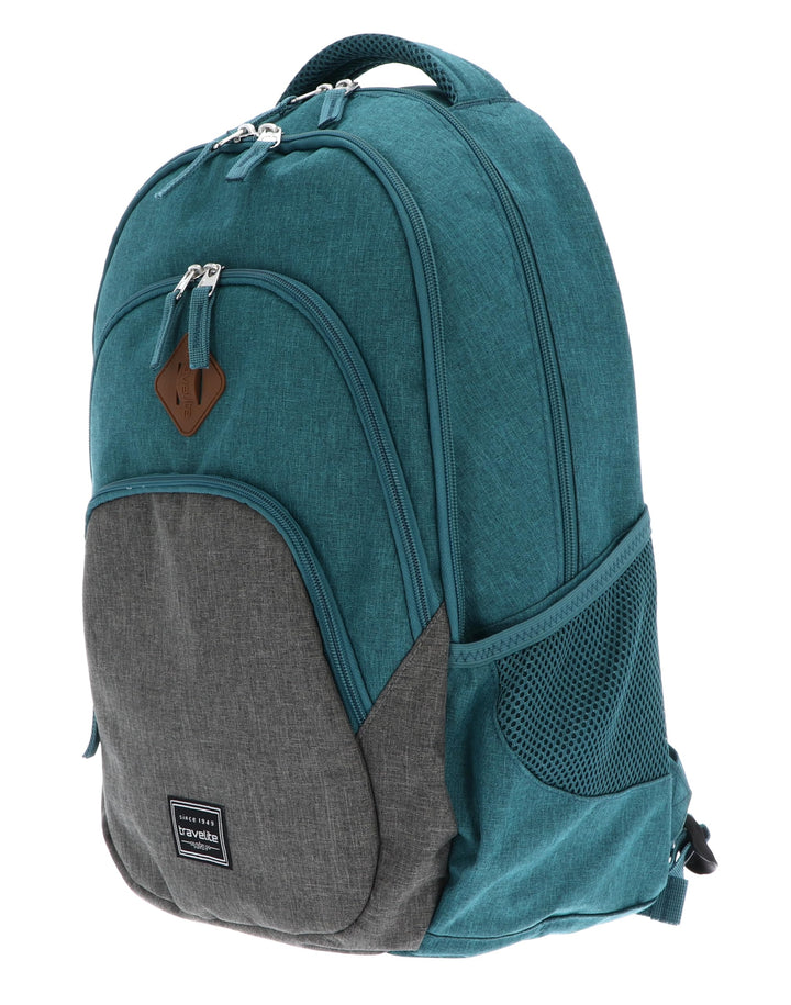 Travelite Handgepäck Rucksack, Laptop Rucksack 15,6 Zoll, BASICS, Daypack, Tagesrucksack mit vielen
