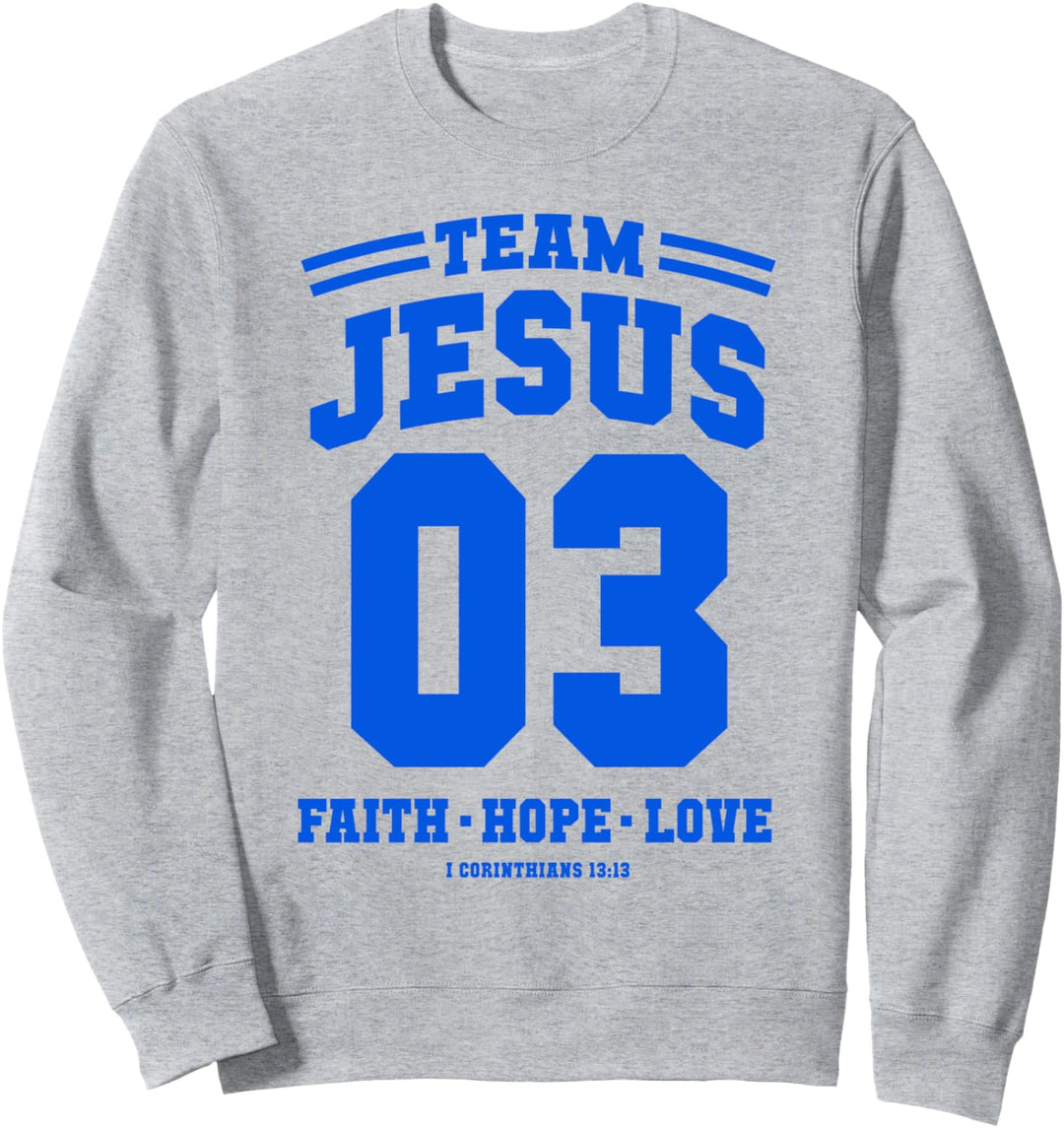 Christian gift Team Jesus 25 Reason for the season Christmas Sweatshirt