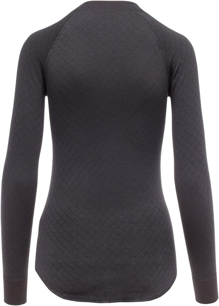Thermowave 3in1 Merino Unterwäsche Damen - Thermounterwäsche Damen Shirt Langarm - Funktionsshirt Da