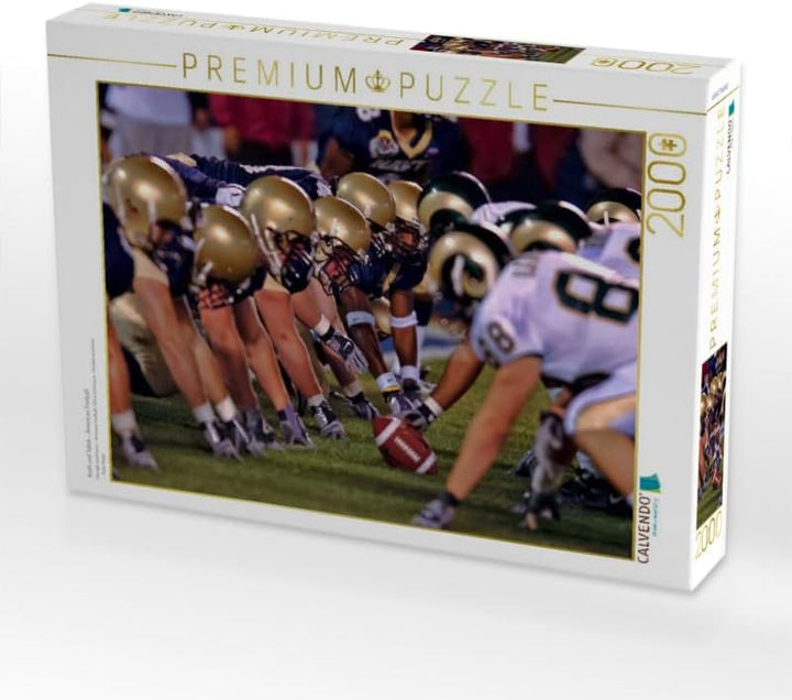 CALVENDO Puzzle Kraft und Taktik - American Football 2000 Teile Lege-Grösse 90 x 67 cm Foto-Puzzle B